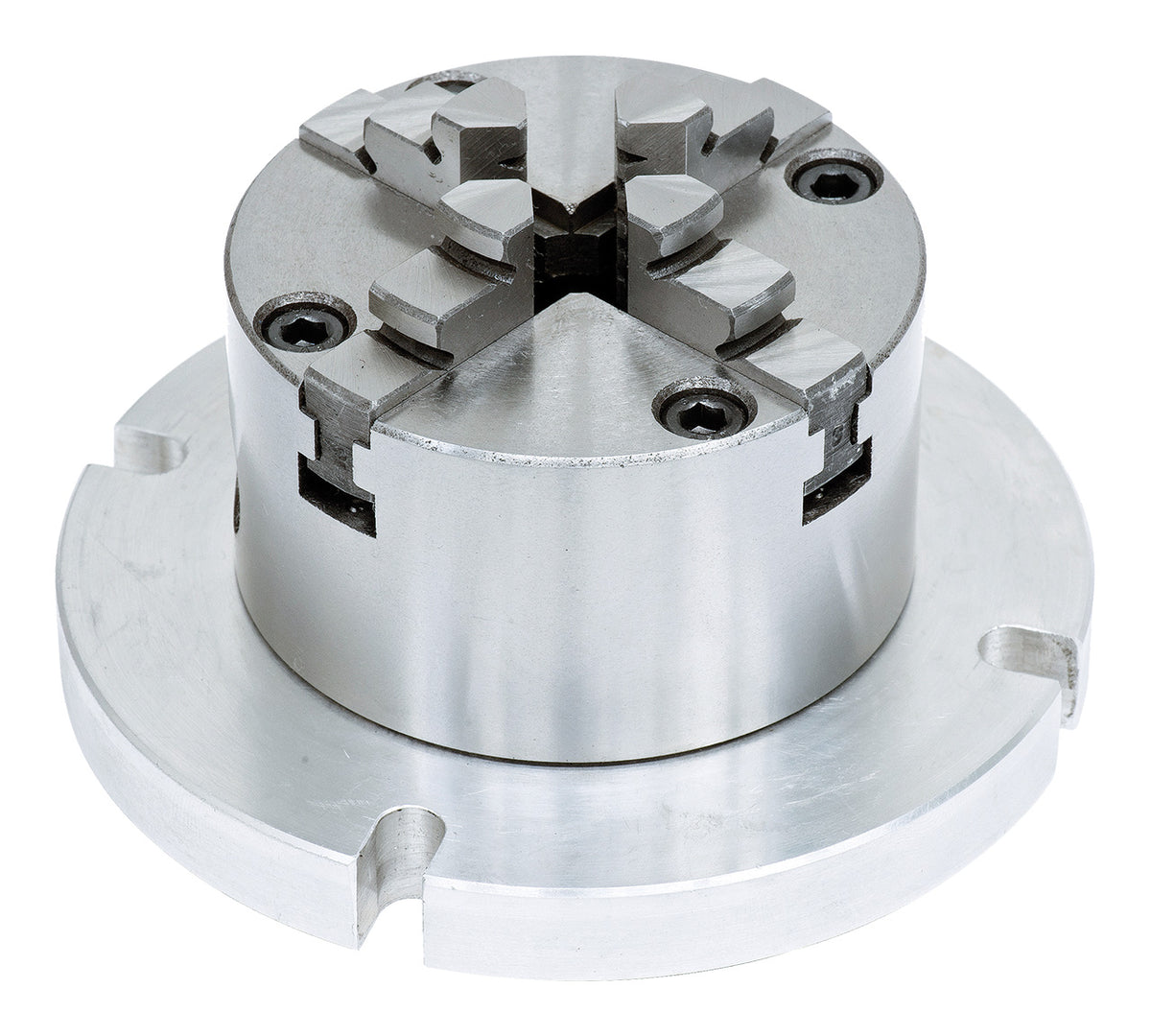 4-Backenfutter diam. 80 mm mit Aufspannscheibe diam. 125 mm 27-1039