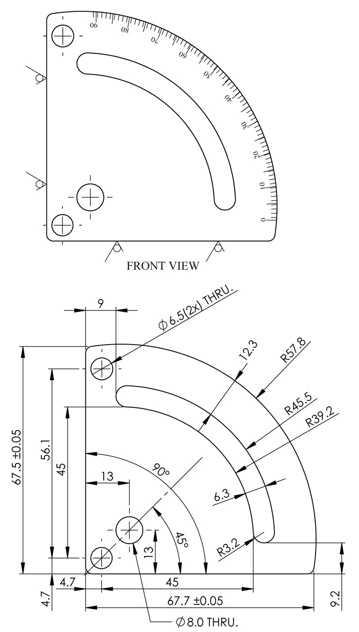 Bernardo Schwenkbarer Winkeltisch SW 27-1040