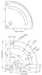 Bernardo Schwenkbarer Winkeltisch SW 27-1040