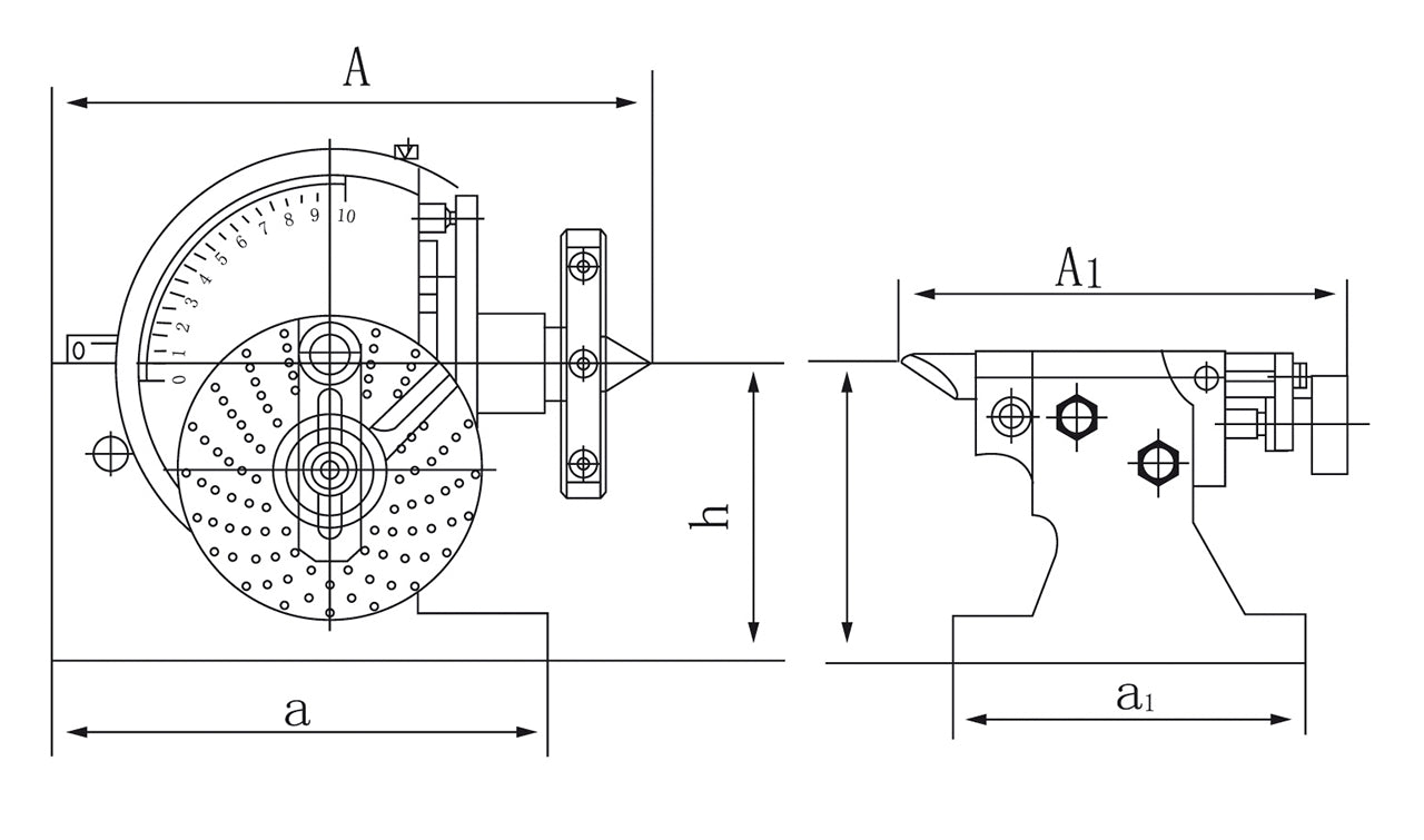 Bernardo Halbuniversal-Teilkopf BS-0 27-1045
