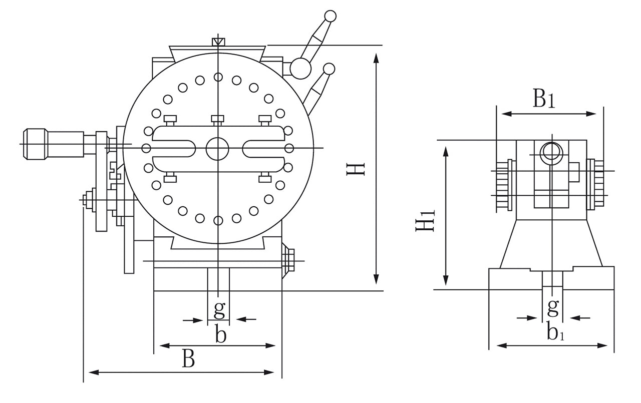 Bernardo Halbuniversal-Teilkopf BS-0 27-1045