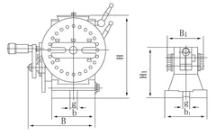 Bernardo Halbuniversal-Teilkopf BS-0 27-1045