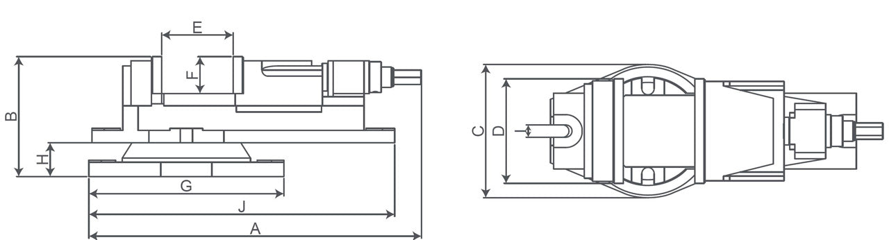 Bernardo Maschinenschraubstock KV 150 28-2082