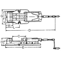 Bernardo Weitspann-Maschinenschraubstock FJ 100 28-2085