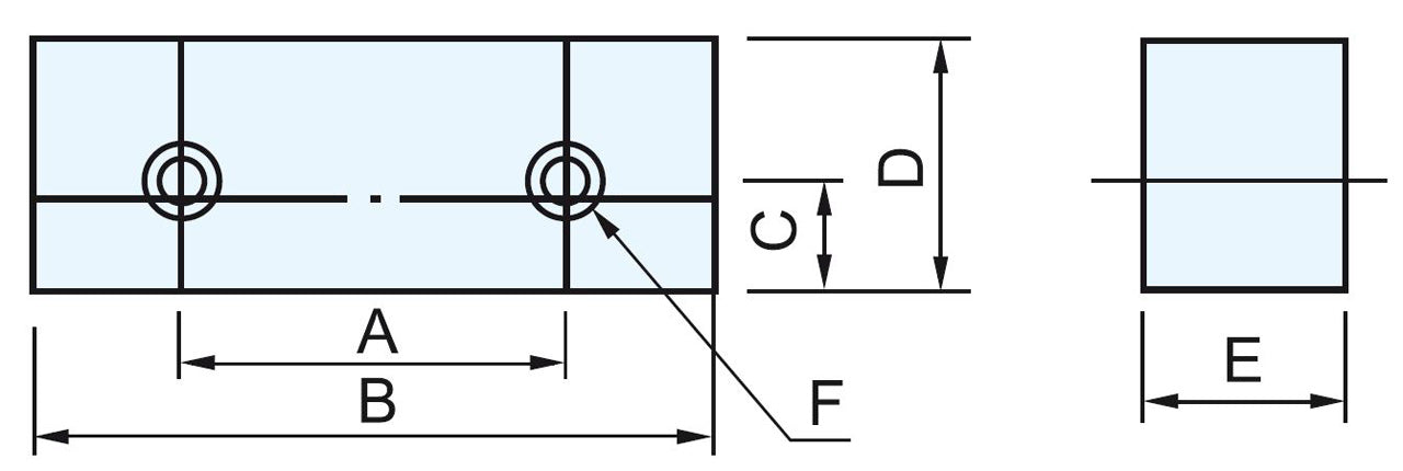 Glatte Spannbacken PJ 200 - 2 Stk. 28-3003