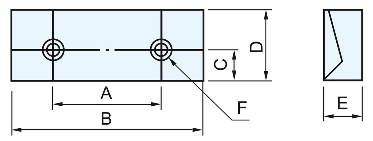 Niederzugbacken DJ 130 - 2 Stk. 28-3010