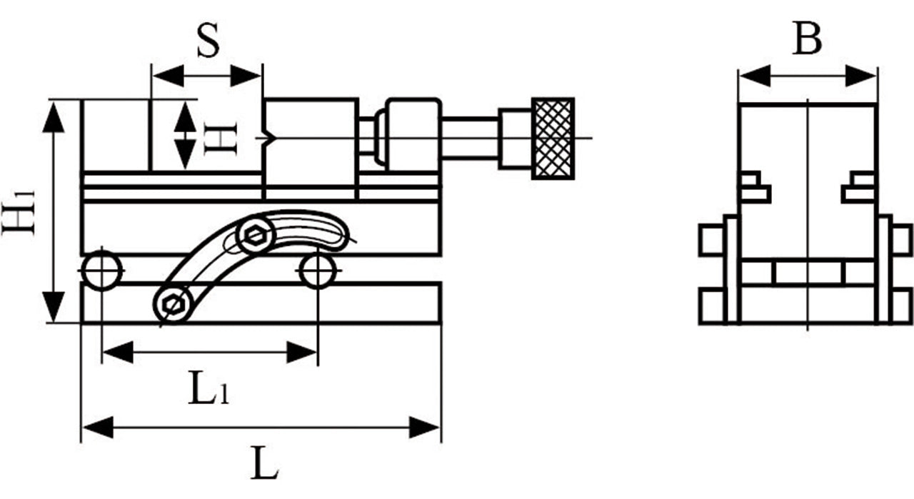 Bernardo Präzisions-Sinusspanner QGJ 125 28-6018