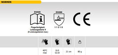 GYS Schutzhandschuhe Schnittschutz für Feinarbeiten (T9) 045903