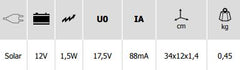 GYS Solarpanel zur Ladungserhaltung 029163