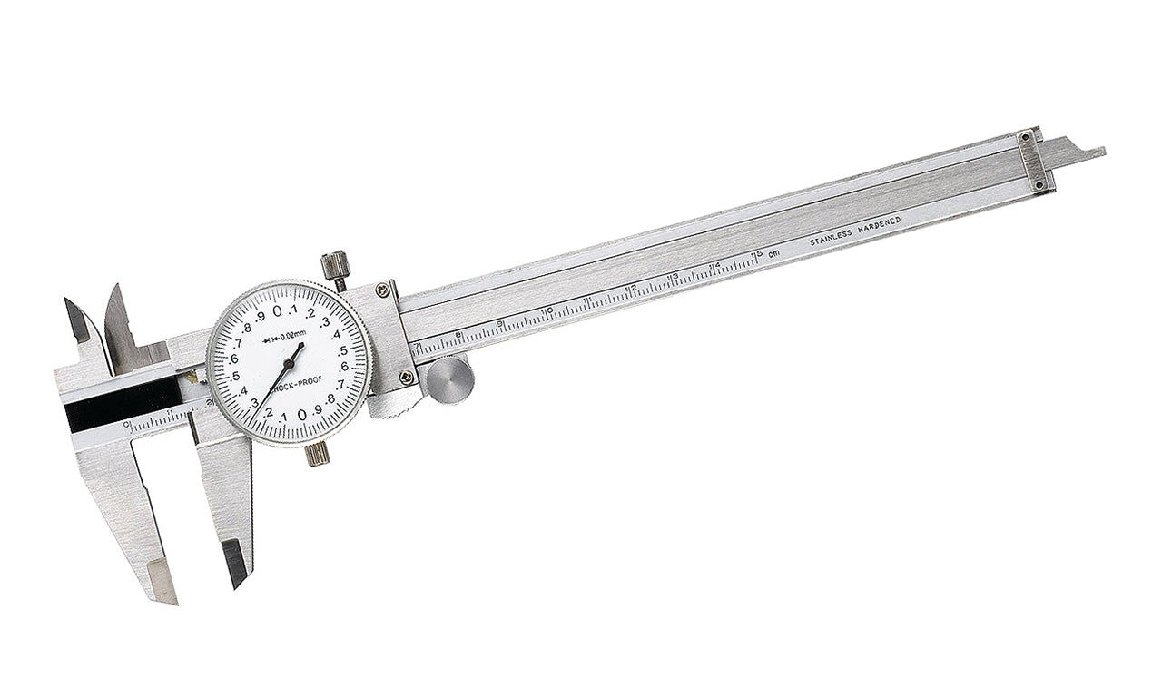 Bernardo Taschenmessschieber mit Rundskala 300 mm / 0,02 mm 31-1001
