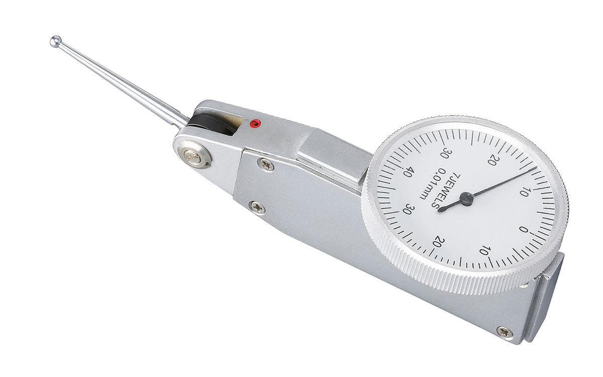 Präzisions-Fühlhebelmessgerät 0 - 0,8 x 0,01 mm mit langem Messtaster 32-1025