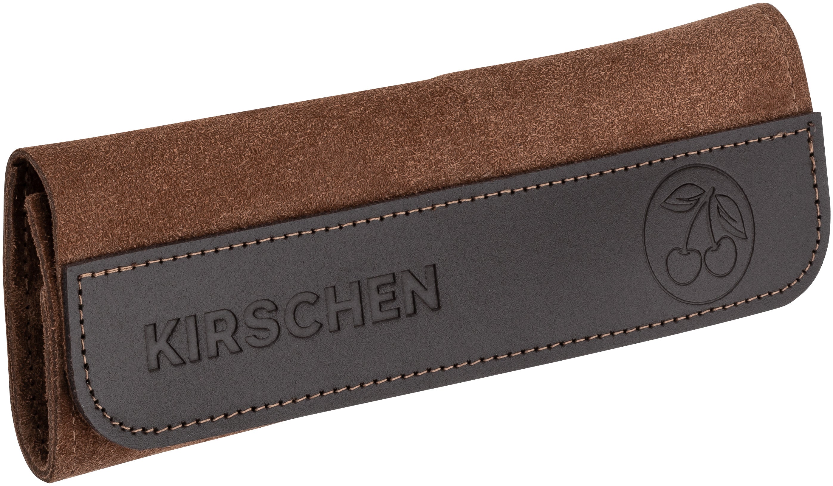 Kirschen 3307000 Schnitzmessersatz in Veloursleder-Rolltasche