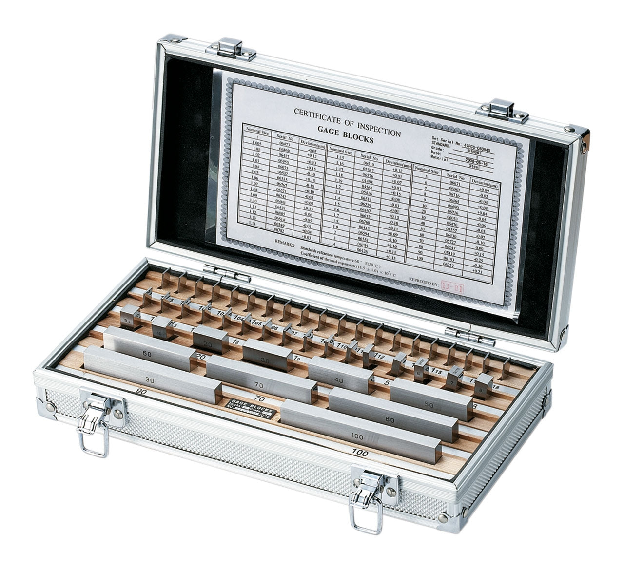 Bernardo Parallel-Endmaßsatz 47-tlg. 34-1000