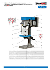 PROMAC TISCHBOHRMASCHINE 378VTE