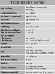 PROMAC MAGNETBOHRMASCHINE MDA-35Q