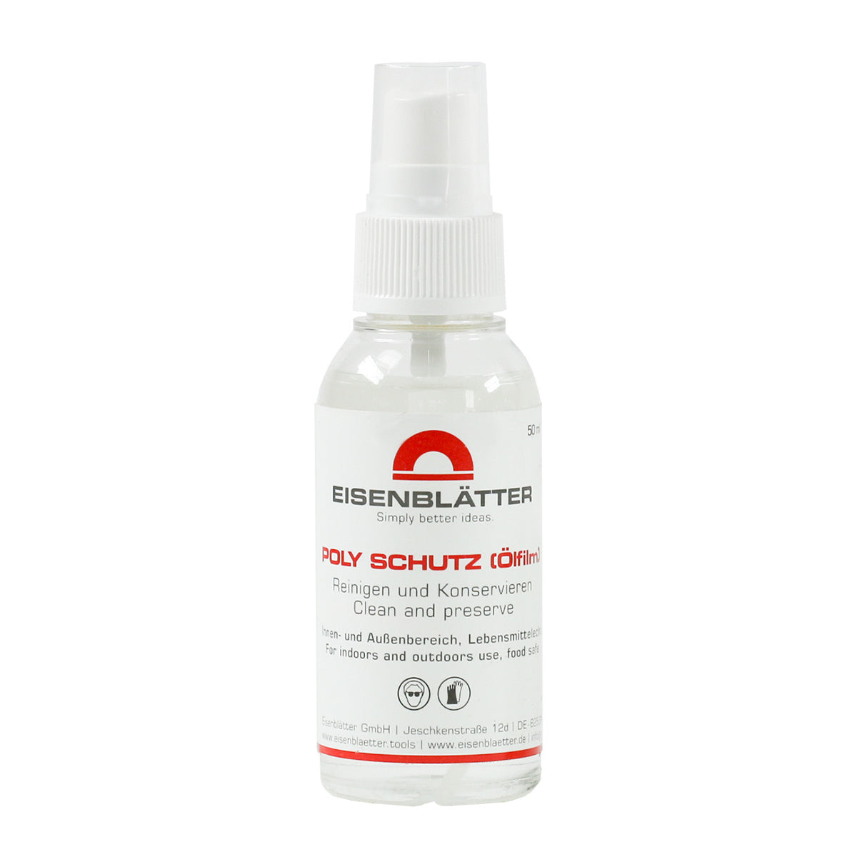 Eisenblätter 40011m POLY SCHUTZ (lebensmittelecht) 50 ml Sprühflasche