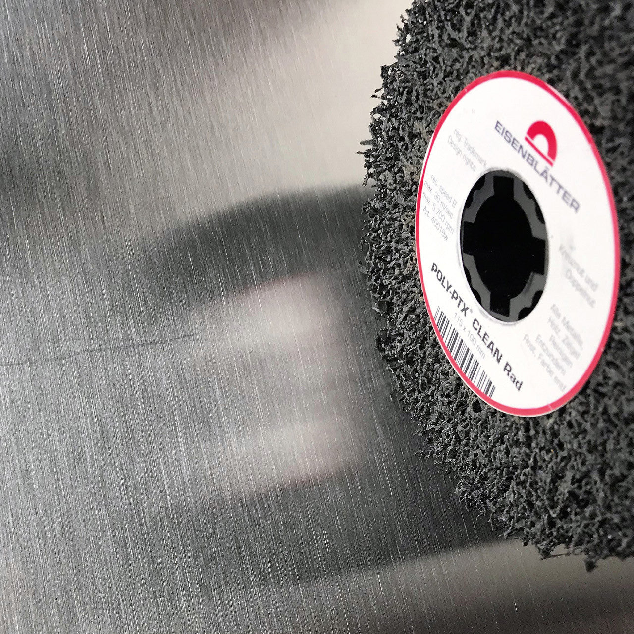 Eisenblätter 40018w POLY-PTX® Clean Rad soft 115 x 100 mm