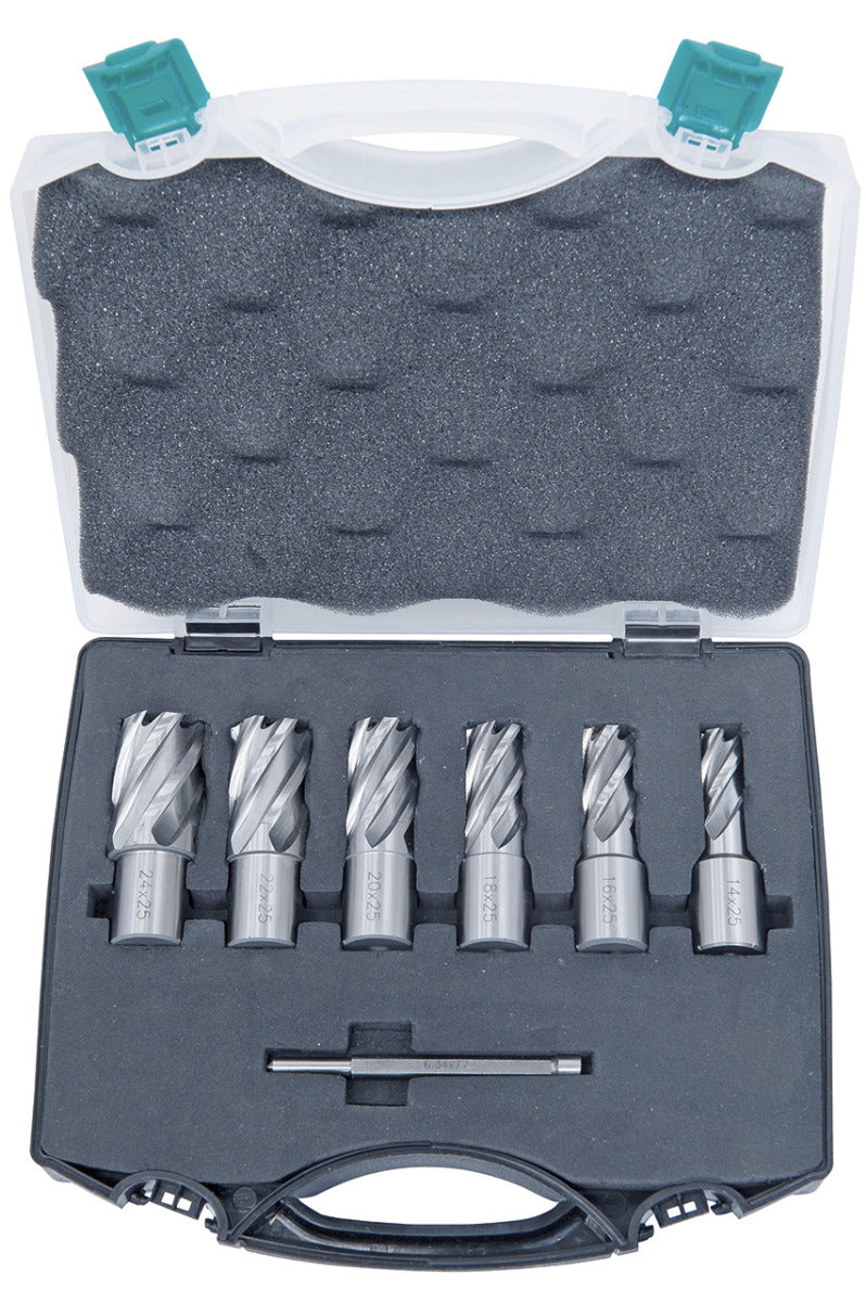Bernardo HSS-Standard Kernbohrer-Set CDS, 14 - 24 mm, Bohrtiefe 25 mm 41-1104