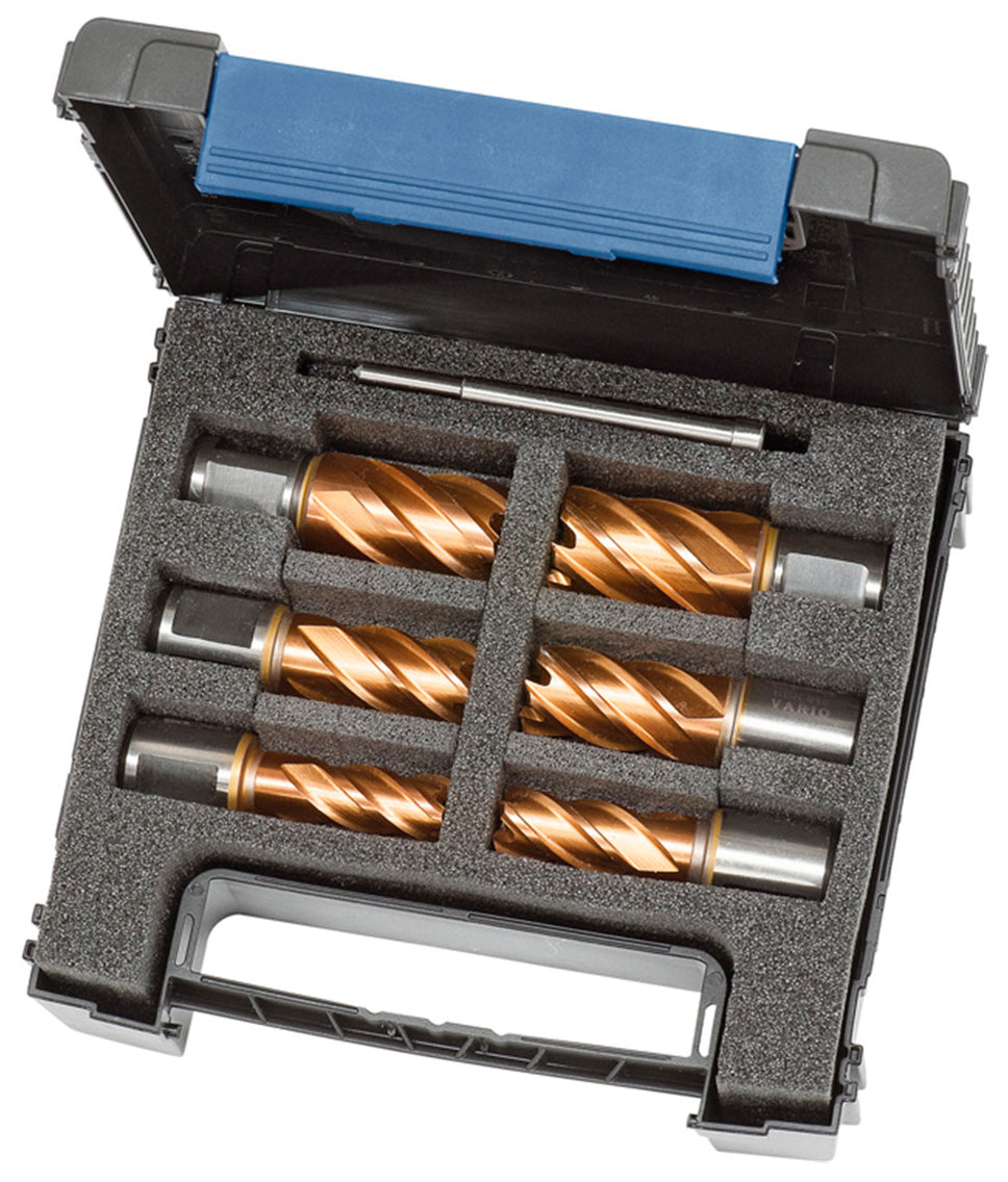 Bernardo HSS-Vario PLUS Kernbohrer-Set KBK, 13 - 22 mm, Bohrtiefe 30 mm 41-1121
