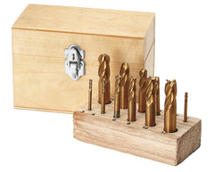 Kombi-Fräserkassette, TiN-beschichtet 12-tlg. 42-1022