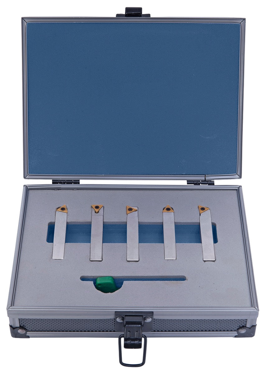 Bernardo Drehmeißelsatz mit HM-Wendeplatten, 10 mm, 5-tlg. 44-2013