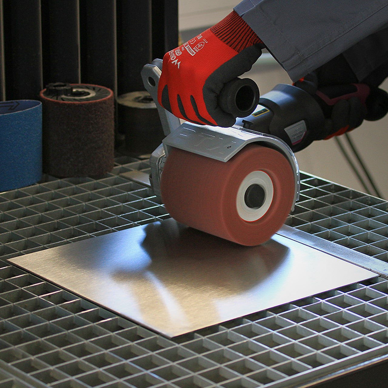 Eisenblätter 43101 POLY-PTX® Vlies Rad 115 x 110 mm, Korn 80
