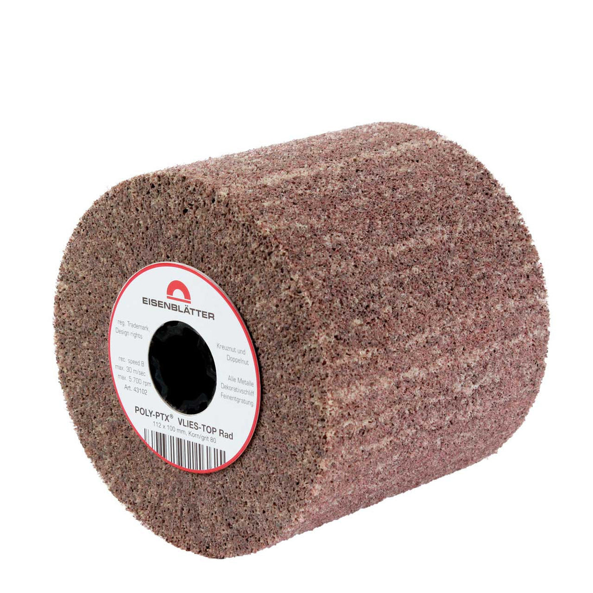 Restposten Eisenblätter 43105 POLY-PTX® Vlies Top Rad 112 x 100 mm, Korn 400