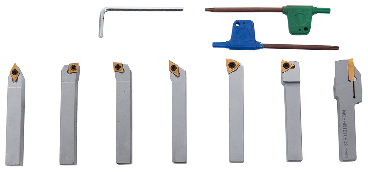 Drehmeisselsatz mit HM-Wendeplatten, 10 mm, Satz M 44-3076