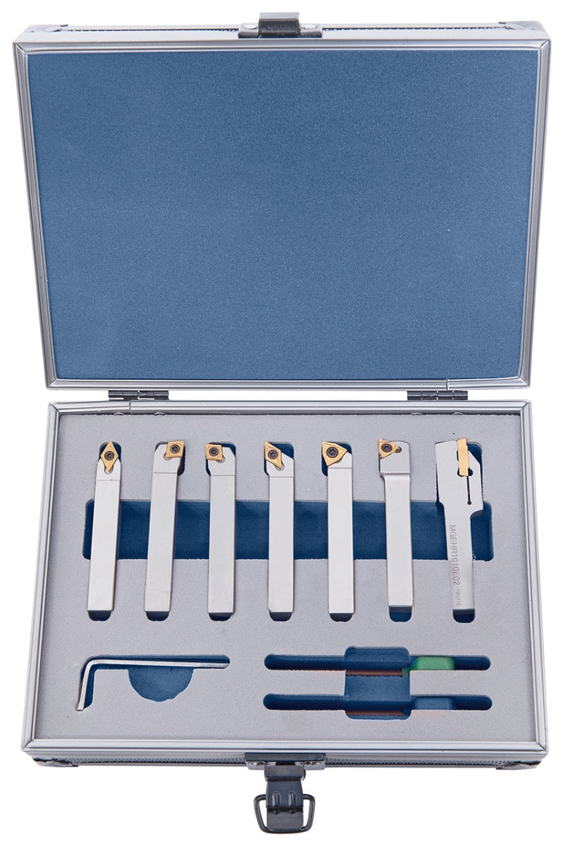 Drehmeisselsatz mit HM-Wendeplatten, 10 mm, Satz M 44-3076