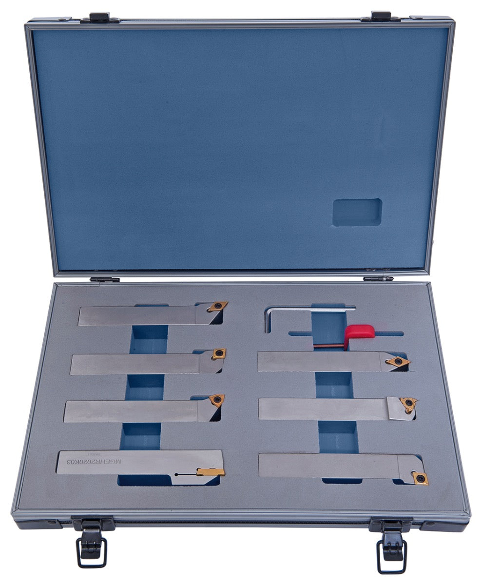 Bernardo Drehmeißelsatz mit HM-Wendeplatten, 20 mm, Satz P 44-3079