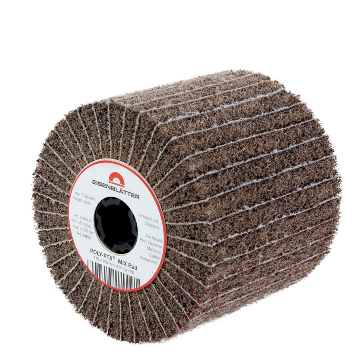 Eisenblätter 44061 POLY-PTX® Mix Rad 115 x 100 mm, Korn 60