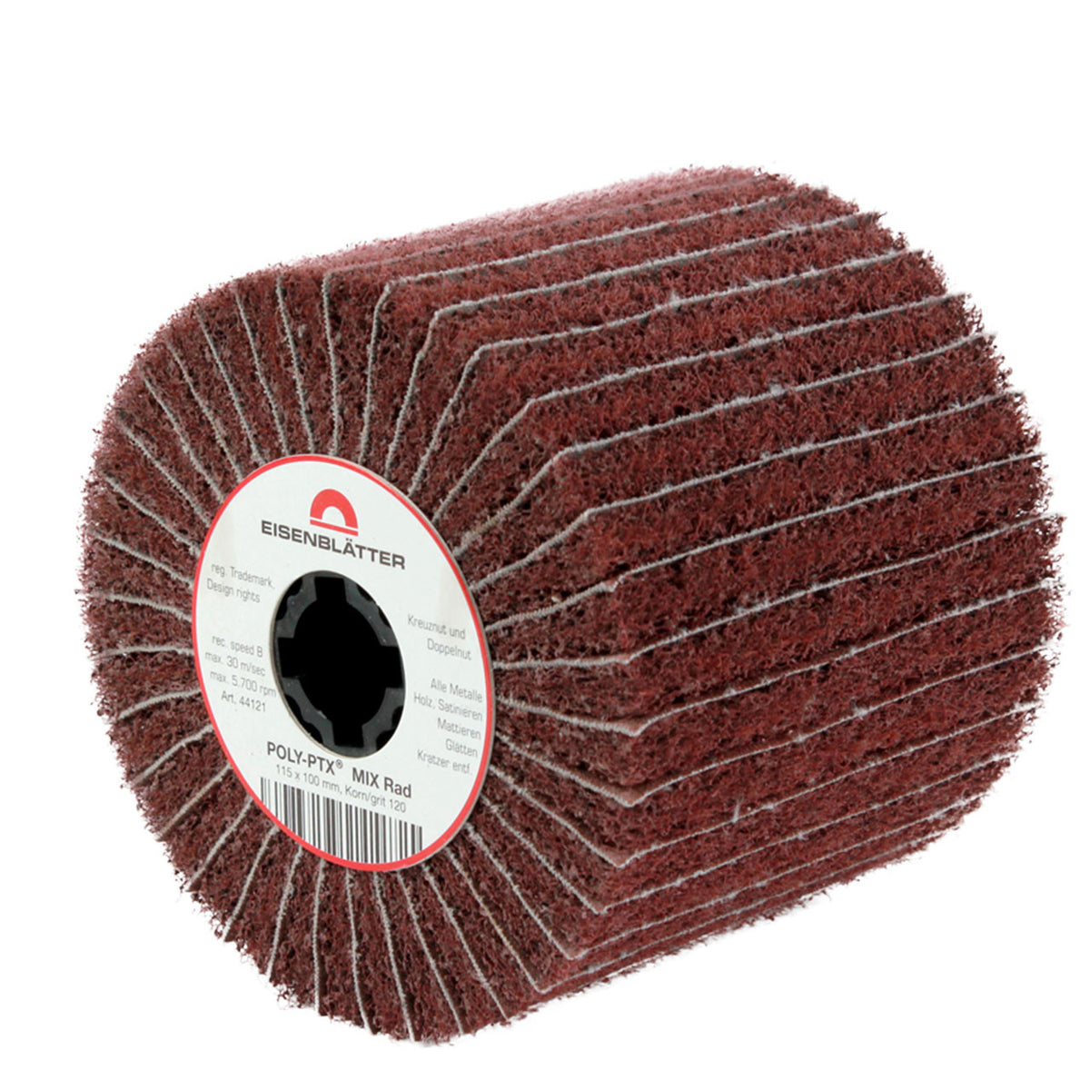 Eisenblätter 44121 POLY-PTX® Mix Rad 115 x 100 mm, Korn 120