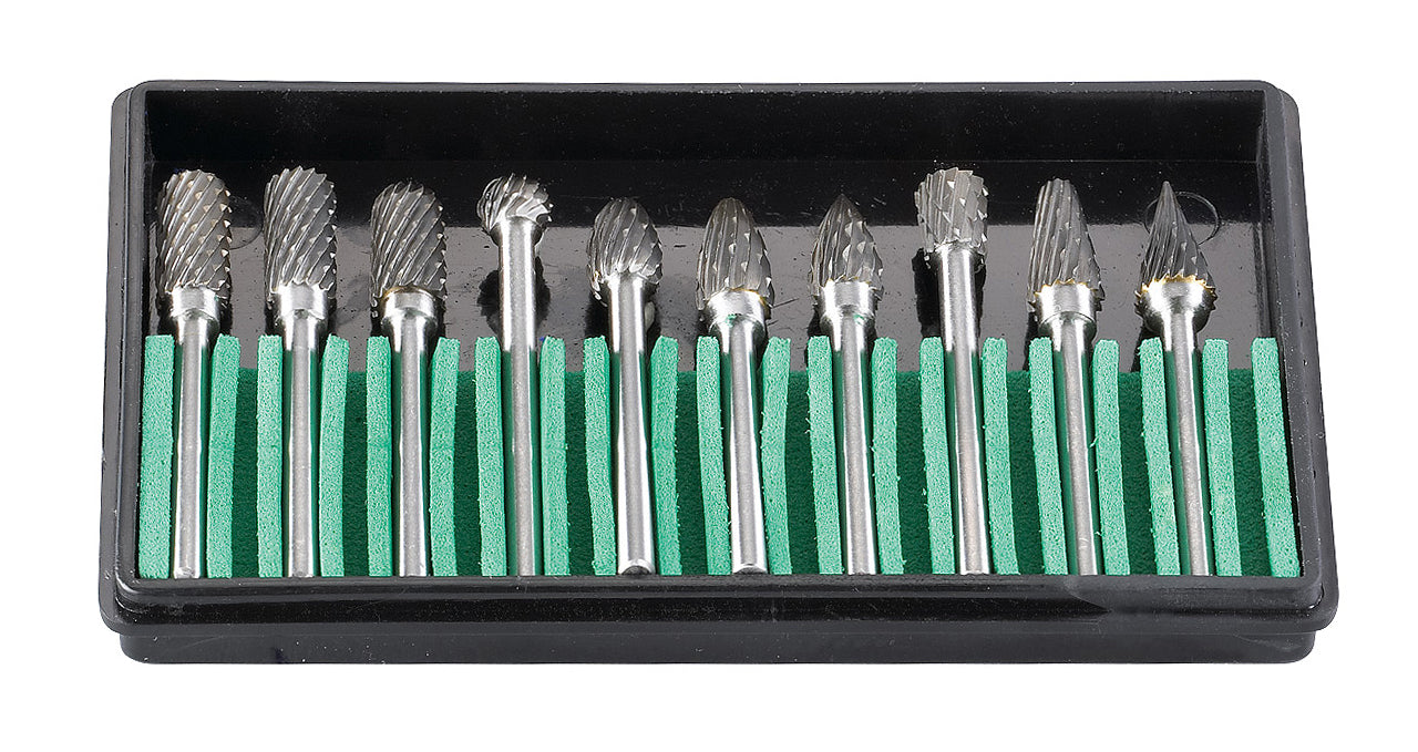 Hartmetall-Frässtifte 10-tlg. 46-1055