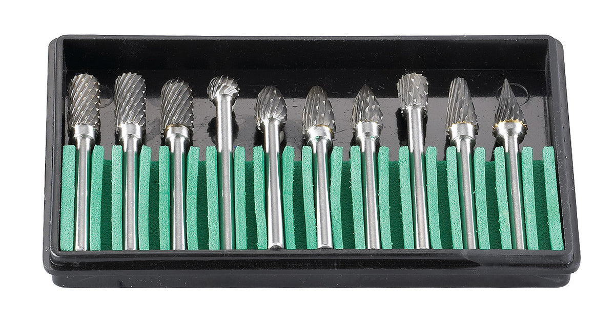 Hartmetall-Frässtifte 10-tlg. 46-1055