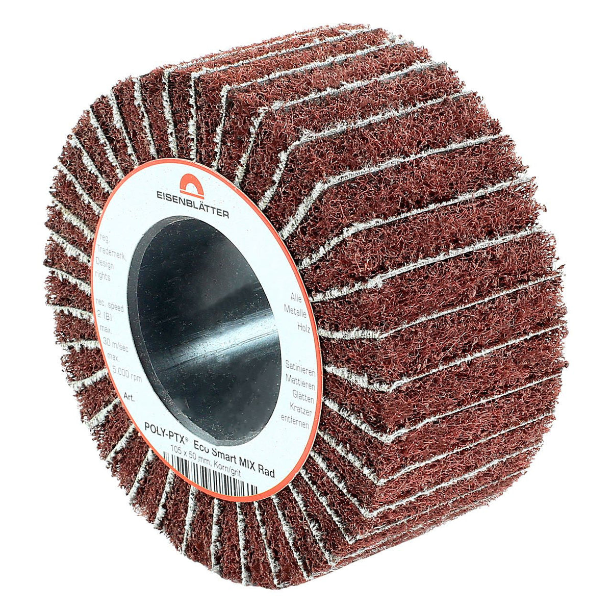 Restposten Eisenblätter 47303 POLY-PTX® Eco Smart Mix Rad 105 x 50 mm, Korn 180