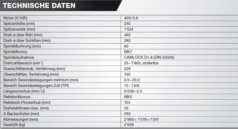 PROMAC METALLDREHBANK GH-1860ZX-T-QC