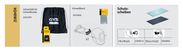 GYS Schweißhelm LCD INVADER 11 TRUE COLOR 062252