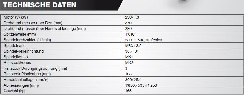 JET DRECHSELBANK JWL-1440VS-M