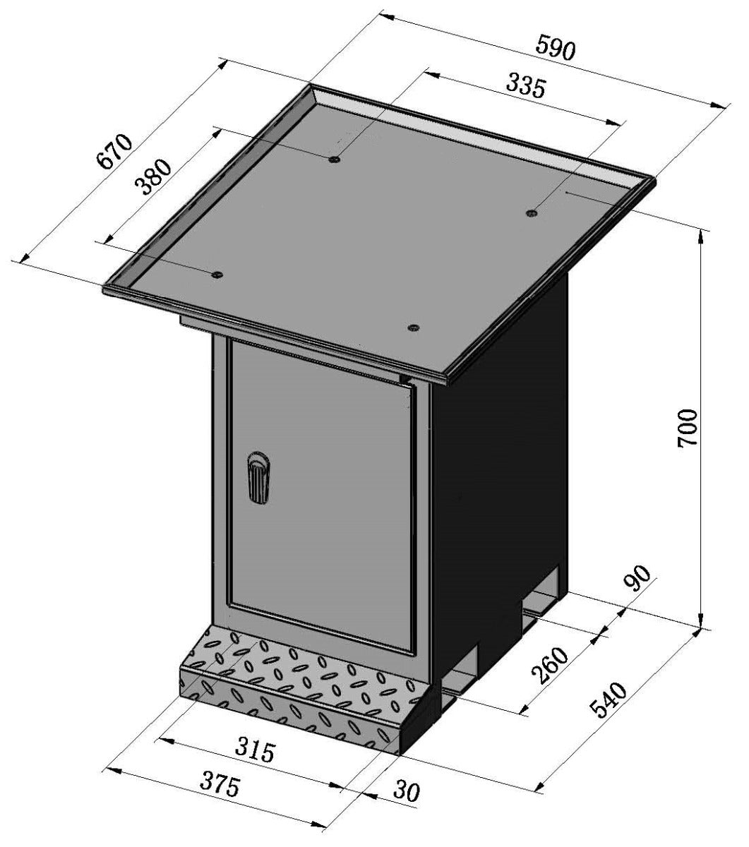 Bernardo Untergestell BF 5 für BF 20 Super / BF 30 Super 56-1026