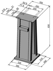 Bernardo Untergestell Modell H 56-1048