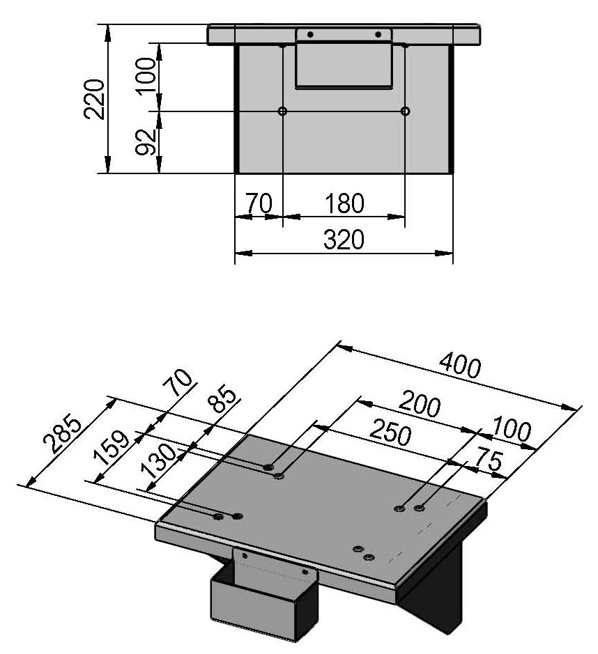 Bernardo Wandhalterung WH 56-1049