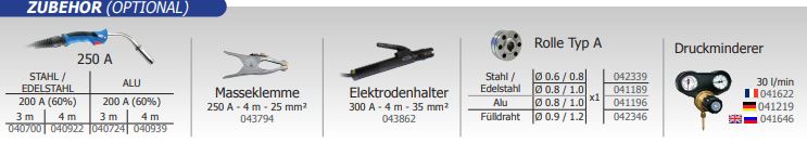 GYS MULTIWELD 250T - Ohne Zubehör 031678