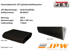 JET Zubehör Schleifen 60-0322-P Vorschubband, K100 (22-44)