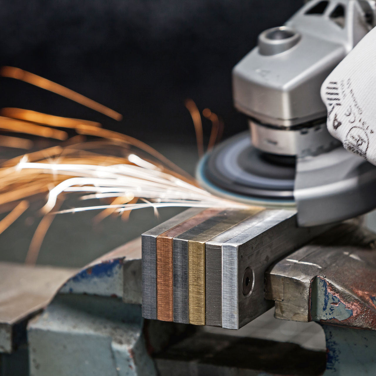 "Eisenblätter 91547 TRIMFIX® HellFire® 150 x 22,2 mm, Multigrain 40/60, Fächerschleifscheibe"