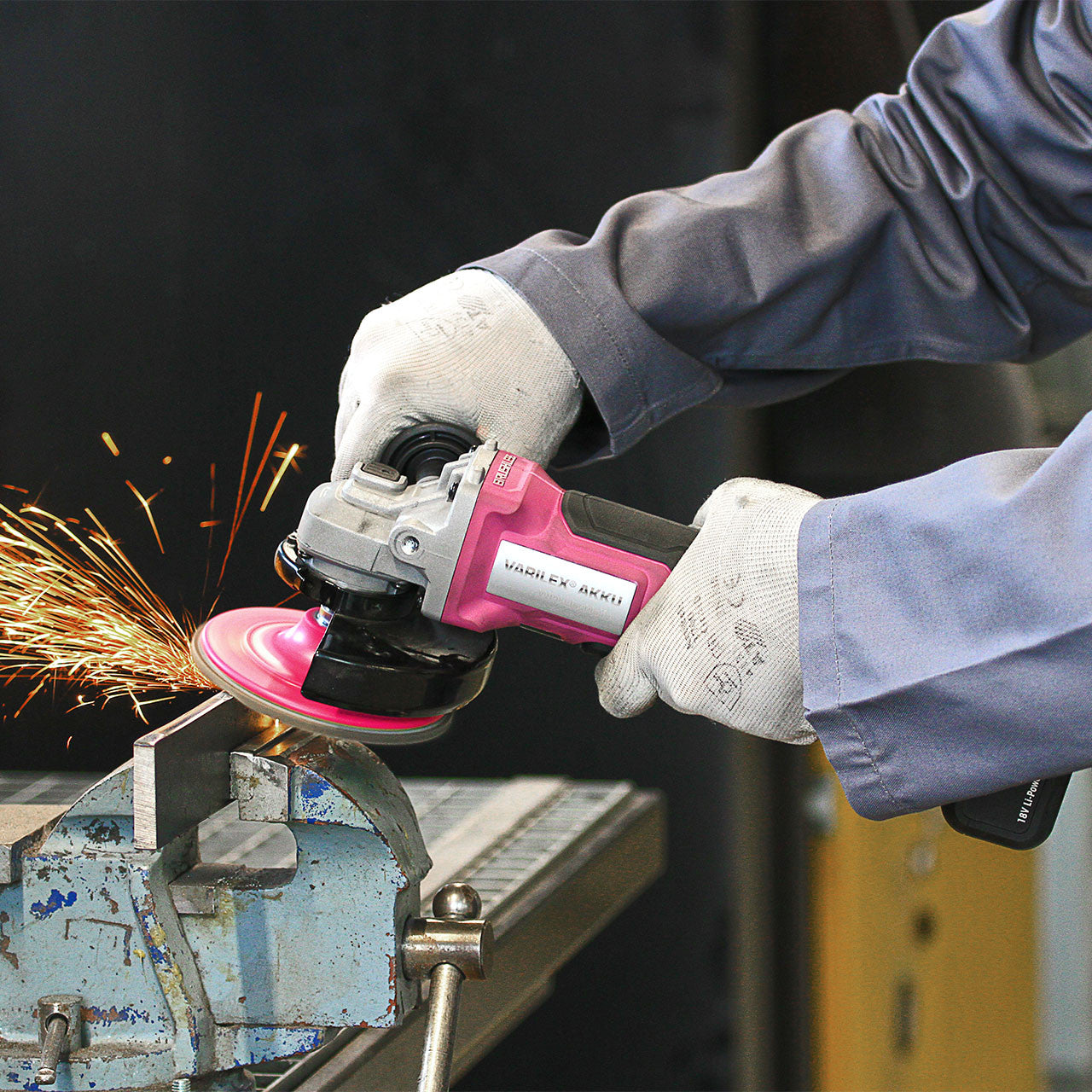 "Eisenblätter 80460 FIX KLETT Cool Top® 125 x 10 mm, Korn 60, Klett, Fächerschleifscheibe"