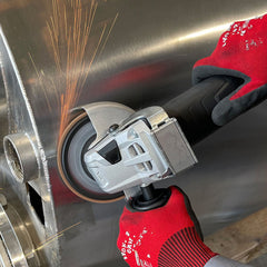 "Eisenblätter 91824 TRIMFIX® MUSTANG® 125 x 22,2 mm, Korn 40, Zirkon Fächerscheibe für Edelstahl"