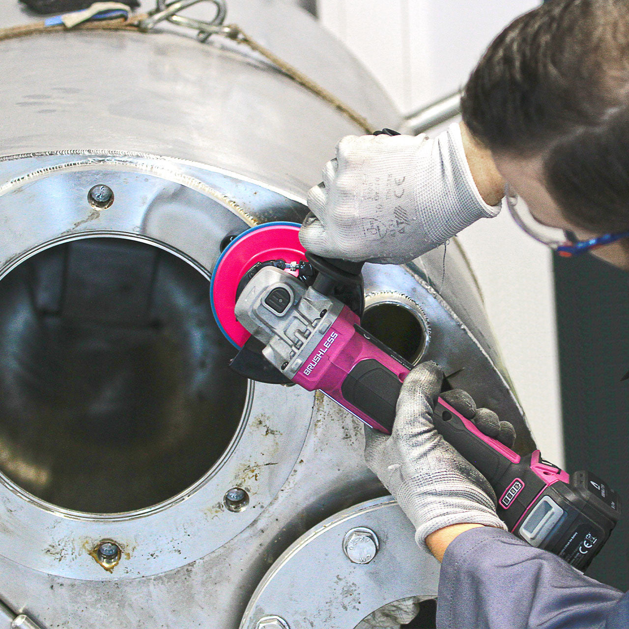 "Eisenblätter 80606 FIX KLETT SC Vlies Scheibe 100 x 10 mm, Mittel, Klett"