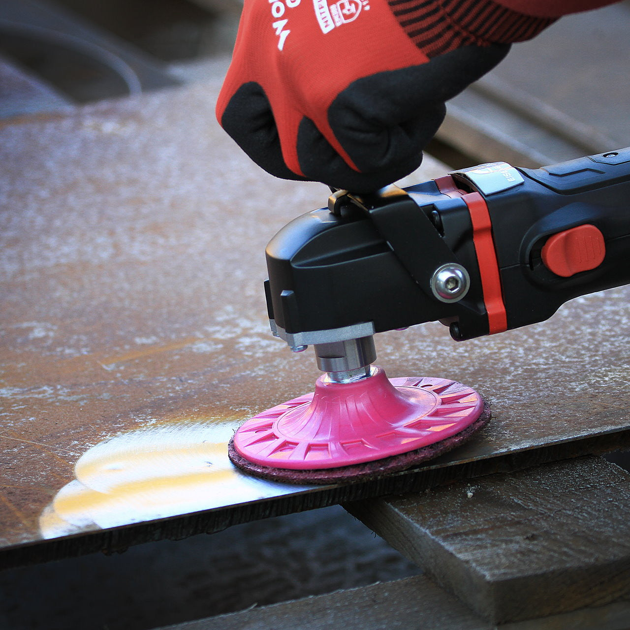 "Eisenblätter 80649 FIX KLETT SC Vlies Scheibe 150 x 10 mm, 1FOR2 Extra Grob, Klett"