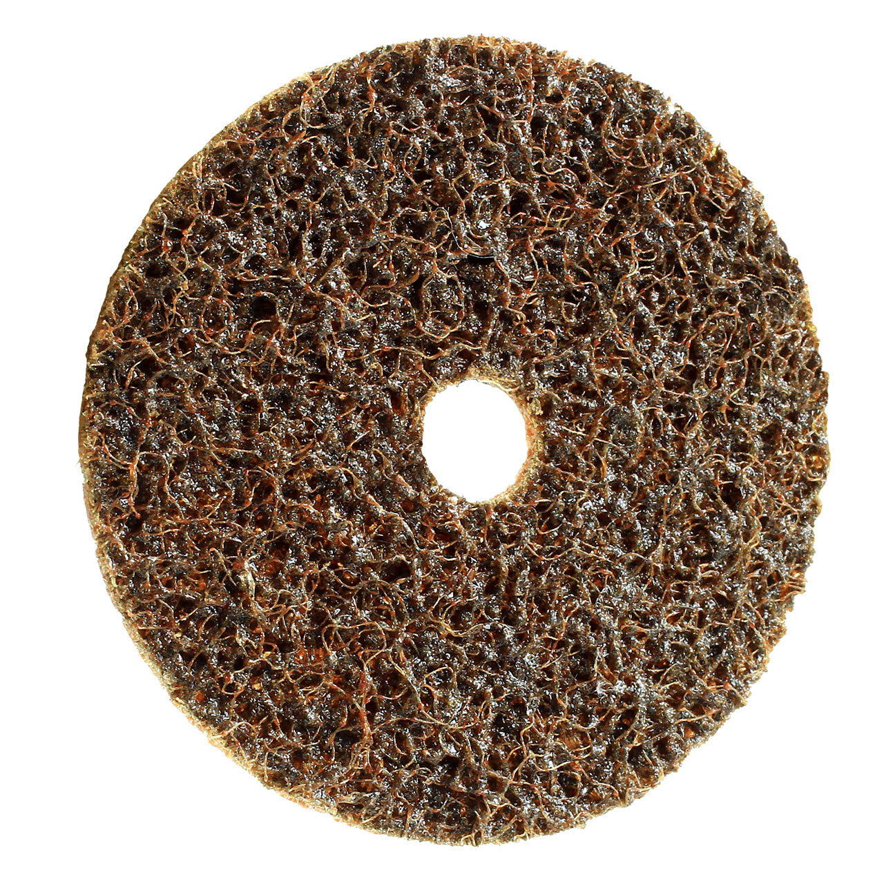 "Eisenblätter 10151 MINI FIX SC Vlies Scheibe 60 mm, Grob (Vliesfarbe braun), Klett"