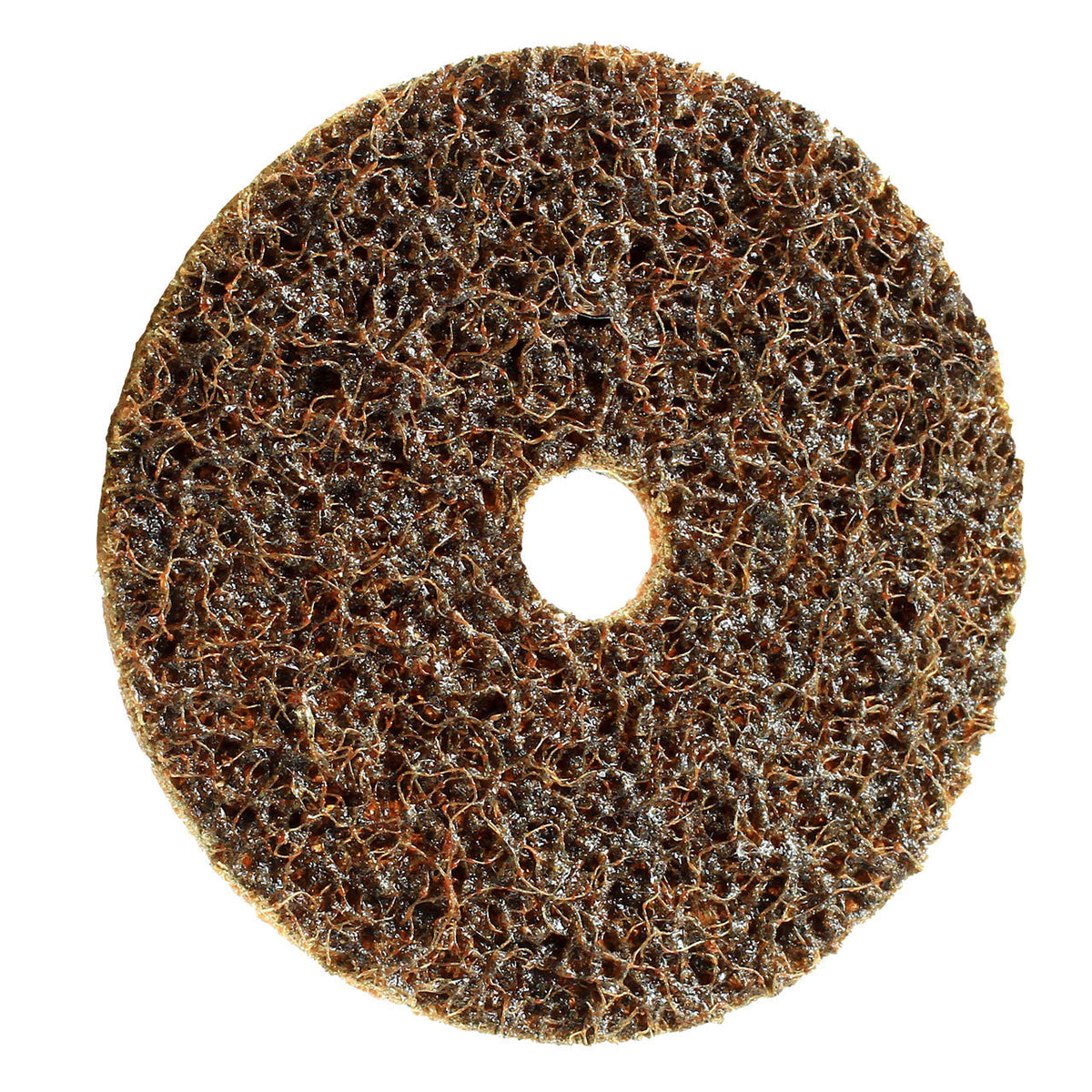 "Eisenblätter 10151 MINI FIX SC Vlies Scheibe 60 mm, Grob (Vliesfarbe braun), Klett"